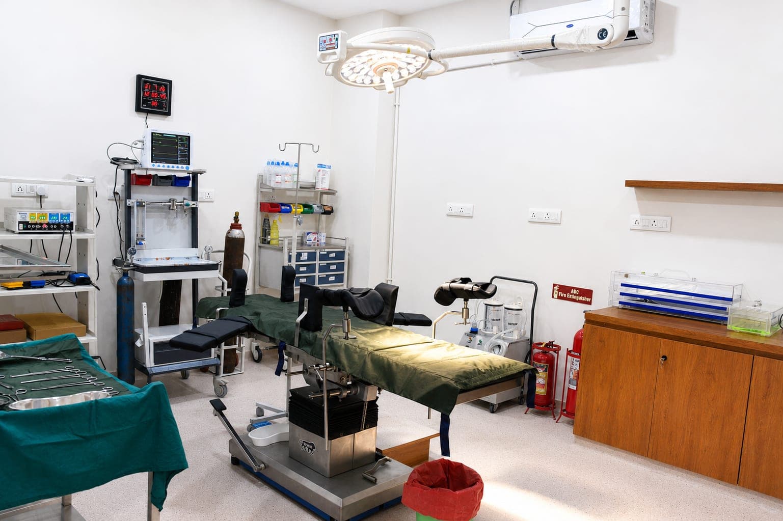 Modular operation theatre at Krisha Women's Hospital
