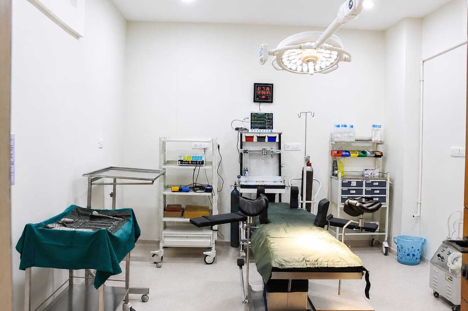 Fully equipped operation theatre at Krisha Women's Hospital