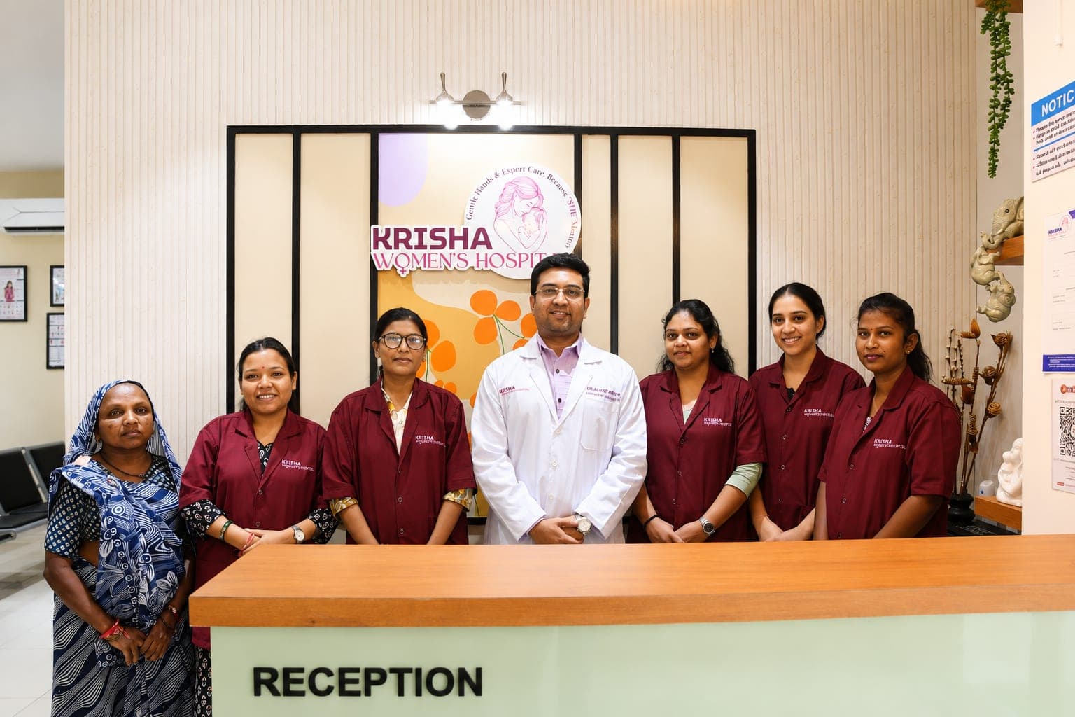 The Krisha Women's Hospital team